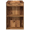 Table de bar vieux bois 102x70x103,5 cm bois d'ingénierie 