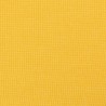 Chaise de détente et repose-pied Jaune moutarde Tissu 