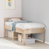Cadre de lit sans matelas 90x190 cm bois de pin massif 