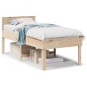 Cadre de lit sans matelas 90x190 cm bois de pin massif 