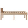 Cadre de lit sans matelas 90x190 cm bois de pin massif 