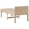 Cadre de lit sans matelas 90x190 cm bois de pin massif 