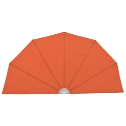Auvent latéral pliable de terrasse Terre cuite 200 cm  
