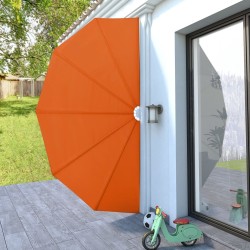 Auvent latéral pliable de terrasse Terre cuite 200 cm  