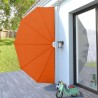 Auvent latéral pliable de terrasse Terre cuite 200 cm  