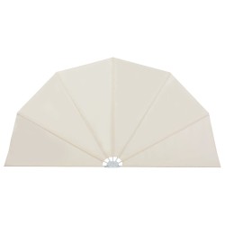 Auvent latéral pliable de terrasse Crème 200 cm  
