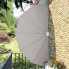 Auvent latéral pliable de terrasse Crème 200 cm  