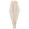 Auvent latéral pliable de terrasse Crème 200 cm  
