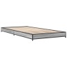 Cadre de lit sans matelas sonoma gris 90x190 cm 