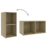 Ensemble de meubles TV 3 pcs Chêne sonoma Bois d'ingénierie 