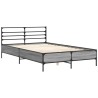 Cadre de lit sans matelas sonoma gris 120x200 cm 
