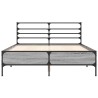 Cadre de lit sans matelas sonoma gris 120x200 cm 