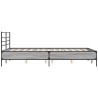 Cadre de lit sans matelas sonoma gris 120x200 cm 