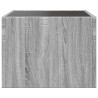Table de chevet avec LED infini sonoma gris 40x40x30 cm 