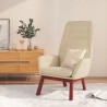 Chaise de relaxation Crème Tissu 
