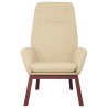 Chaise de relaxation Crème Tissu 