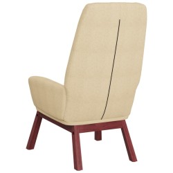 Chaise de relaxation Crème Tissu 