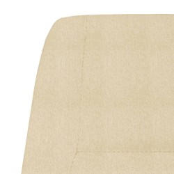 Chaise de relaxation Crème Tissu 