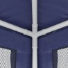 Tente de fête avec 8 parois latérales en maille Bleu 3x9 m PEHD 