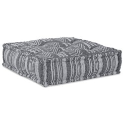 Pouf ModulableGris 70x70x36 Tissu 