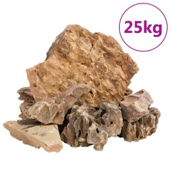 Pierres du dragon 25 kg marron 5-30 cm 