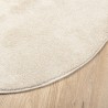 Tapis OVIEDO à poils courts beige Ø 240 cm 