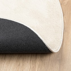 Tapis OVIEDO à poils courts beige Ø 240 cm 