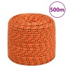 Corde de bateau Orange 6 mm 500 m Polypropylène 
