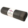 Sacs poubelles avec cordons 250 pcs noir 120 L 