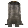Sacs poubelles avec cordons 250 pcs noir 120 L 