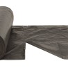 Sacs poubelles avec cordons 250 pcs noir 120 L 