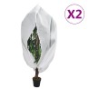 Housses de protection pour plantes avec fermeture éclair 2 pcs 