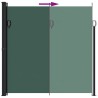 Auvent latéral rétractable vert foncé 200x300 cm 