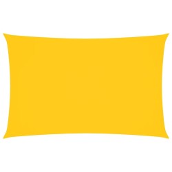 Voile de parasol tissu oxford rectangulaire 4x7 m jaune 