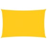 Voile de parasol tissu oxford rectangulaire 4x7 m jaune 