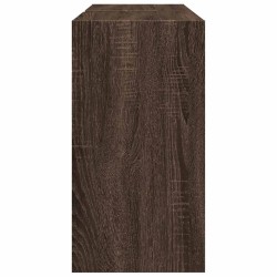 Armoire d'évier chêne marron 90x29x55 cm bois d'ingénierie 