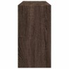 Armoire d'évier chêne marron 90x29x55 cm bois d'ingénierie 
