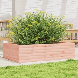 Jardinière 90x60x23 cm bois massif de douglas 
