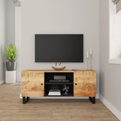 Meuble TV 105x33x46 cm Bois massif de manguier 