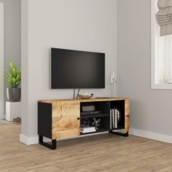 Meuble TV 105x33x46 cm Bois massif de manguier 