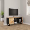 Meuble TV 105x33x46 cm Bois massif de manguier 