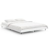Cadre de lit sans matelas blanc 140x190 cm bois d'ingénierie 
