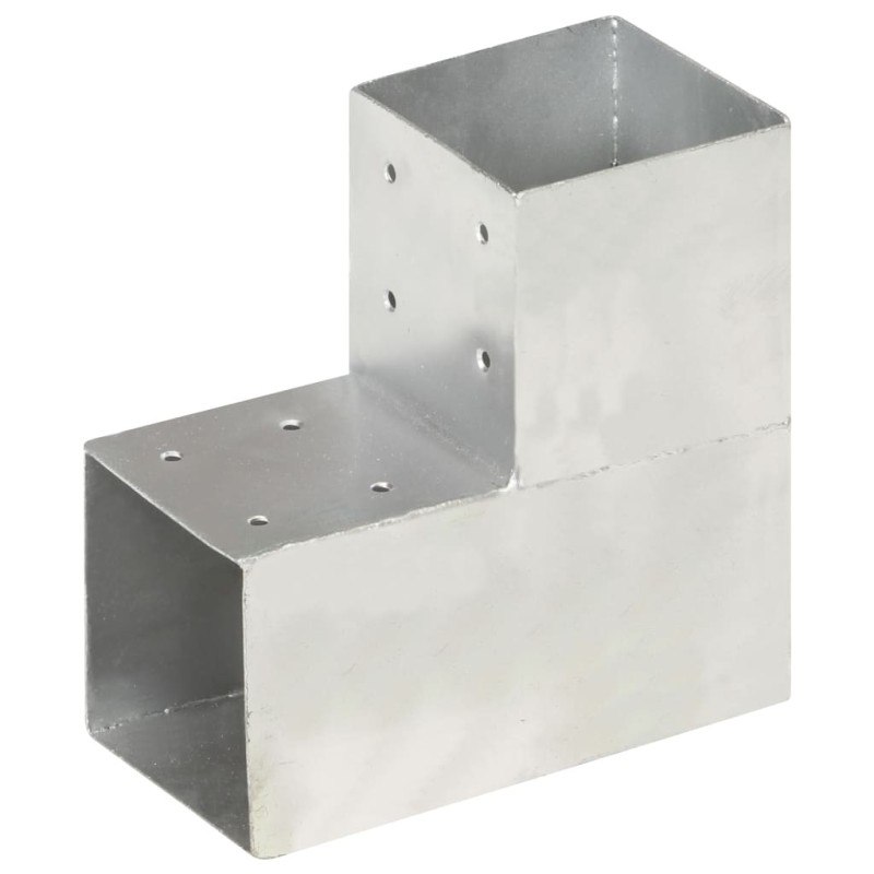 Connecteur de poteau Forme en L Métal galvanisé 101x101 mm 