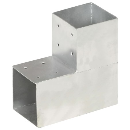 Connecteur de poteau Forme en L Métal galvanisé 101x101 mm 