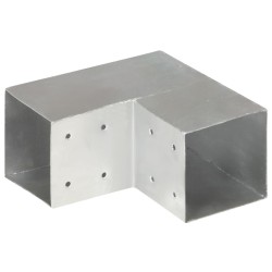 Connecteur de poteau Forme en L Métal galvanisé 101x101 mm 