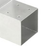 Connecteur de poteau Forme en L Métal galvanisé 101x101 mm 