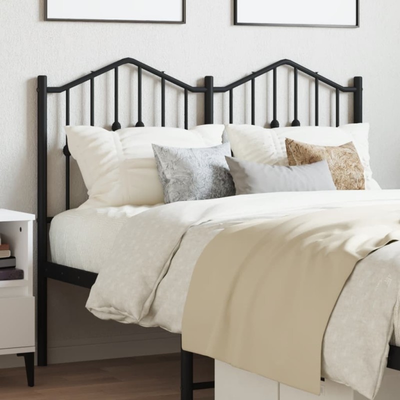 Tête de lit métal noir 120 cm Tête de lit métal noir 120 cm