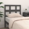 Tête de lit Gris 80,5x4x100 cm Bois massif de pin 