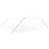 Serre avec cadre en acier blanc 32 m² 8x4x2 m 