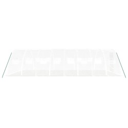 Serre avec cadre en acier blanc 32 m² 8x4x2 m 
